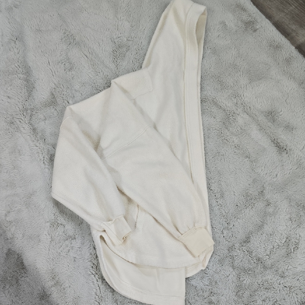 Free People Cream Hooded Cardigan - Picture 6 of 6